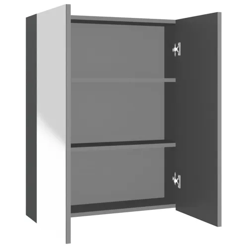 Kupaonski ormarić s ogledalom 60x15x75 cm MDF antracit - Antracit Cijena