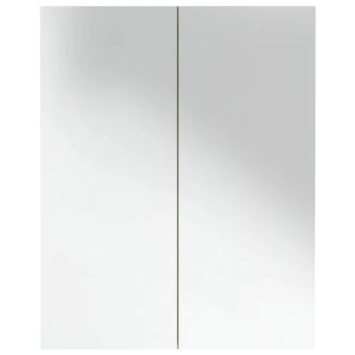 Kupaonski ormarić s ogledalom 60x15x75 cm MDF bijeli i hrast - Bijela i hrast Cijena