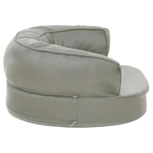 Ergonomski madrac za pse 60 x 42 cm sivi izgled platna - Siva 60 x 42 cm Cijena