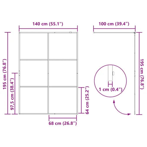 Pregrada za tuširanje s prozirnim staklom ESG 140 x 195 cm crna - Crna 140 x 195 cm Transparentan Cijena