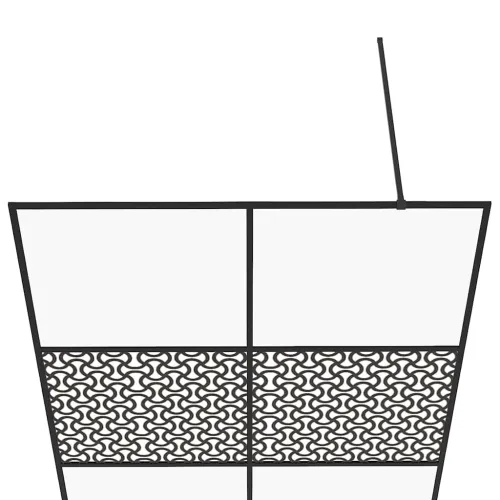 Pregrada za tuširanje s prozirnim staklom ESG 140 x 195 cm crna - Crna 140 x 195 cm Uzorak Cijena