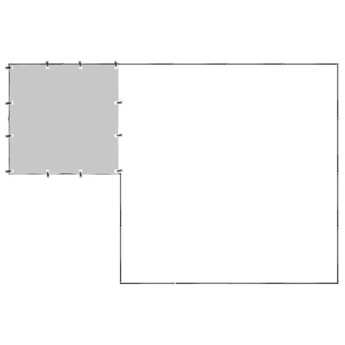 Kavez za pse crni 6,05 m² čelični - Crna 6.05 m² Cijena