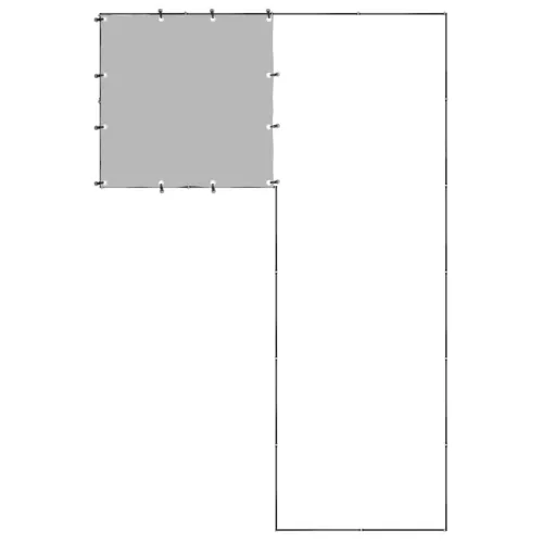 Kavez za pse crni 4,84 m² čelični - Crna 4.84 m² Cijena