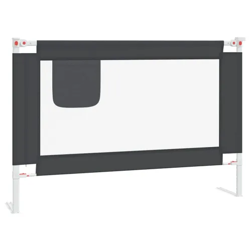 Sigurnosna ograda za dječji krevet tamnosiva 100x25 cm tkanina - Tamno siva 100 x 25 cm 1 Cijena