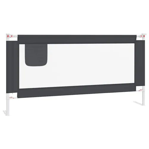 Sigurnosna ograda za dječji krevet tamnosiva 180x25 cm tkanina - Tamno siva 180 x 25 cm 1 Cijena