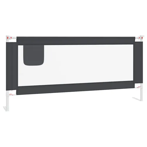 Sigurnosna ograda za dječji krevet tamnosiva 200x25 cm tkanina - Tamno siva 200 x 25 cm 1 Cijena