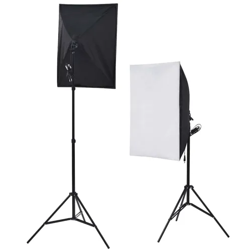 Oprema za Foto Studio: 5 Raznobojnih Pozadina i 2 Softboxa - 24 w 1 24 w Cijena