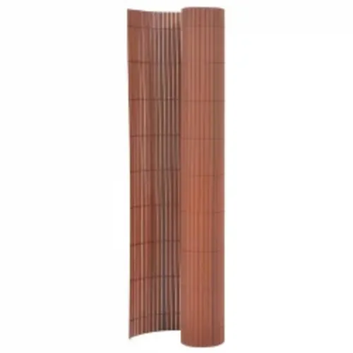 Dvostrana vrtna ograda 90 x 400 cm smeđa - Smeđa 90 x 400 cm 1 Cijena