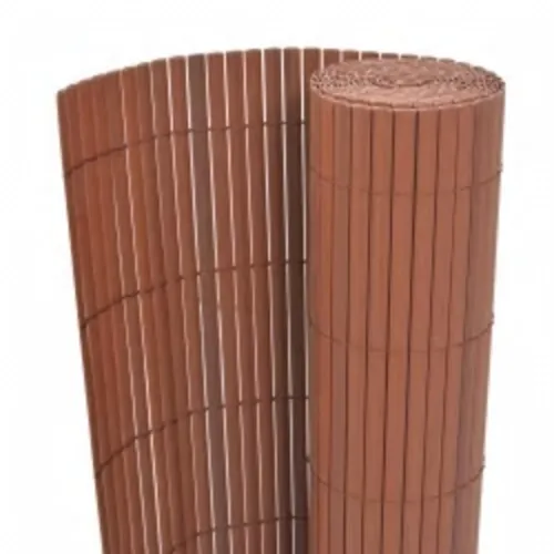 Dvostrana vrtna ograda 110 x 300 cm smeđa - Smeđa 110 x 300 cm 1 Cijena