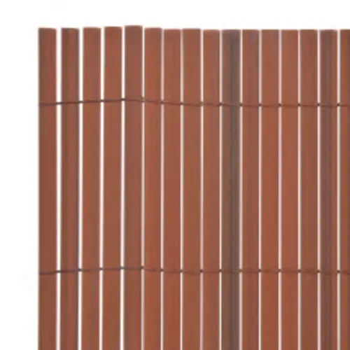 Dvostrana vrtna ograda 110 x 400 cm smeđa - Smeđa 110 x 400 cm 1 Cijena
