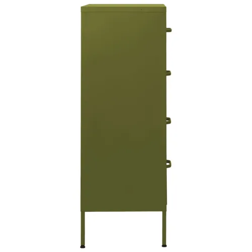 Ladičar maslinasti 80 x 35 x 101,5 cm čelični - Maslinovo zelena 1 Cijena