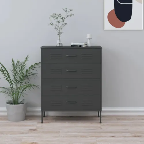 Ladičar antracit 80 x 35 x 101,5 cm čelični - Antracit 1 Cijena