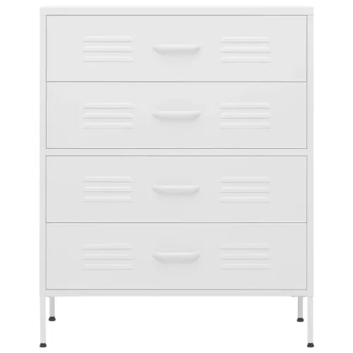 Ladičar bijeli 80 x 35 x 101,5 cm čelični - Bijela 1 Cijena