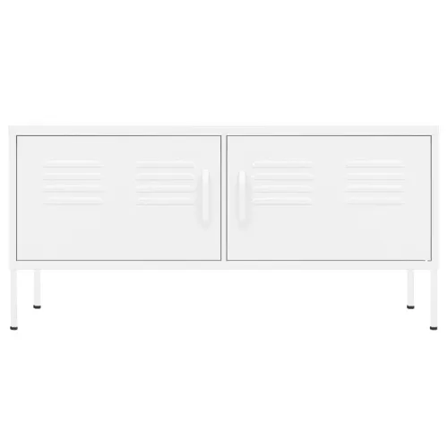 TV ormarić bijeli 105 x 35 x 50 cm čelični - Bijela 1 Cijena