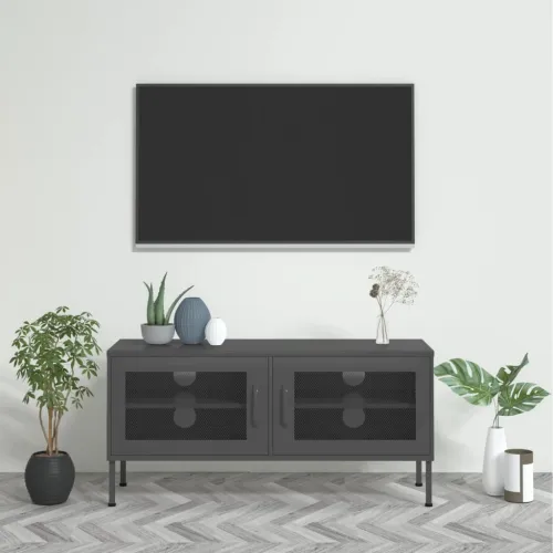 TV ormarić antracit 105 x 35 x 50 cm čelični - Antracit 1 Cijena