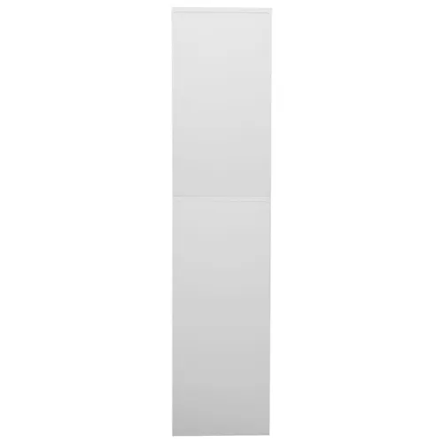 Uredski ormarić svjetlosivi 90 x 40 x 180 cm čelični - Svjetlosiva 1 1 Cijena