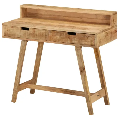 Radni stol 100 x 45 x 90 cm od masivnog grubog drva manga - Masivno drvo manga Cijena