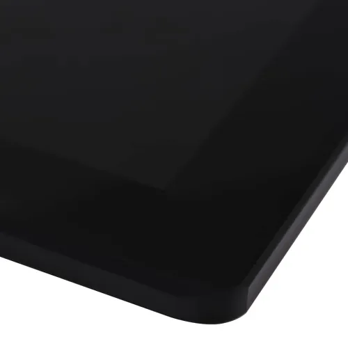 Stolna Ploča od Kaljenog Stakla Pravokutna 800x800 mm - Crna 80 x 80 cm Cijena