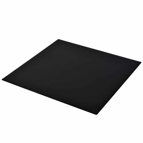 Stolna Ploča od Kaljenog Stakla Pravokutna 800x800 mm - Crna 80 x 80 cm Cijena