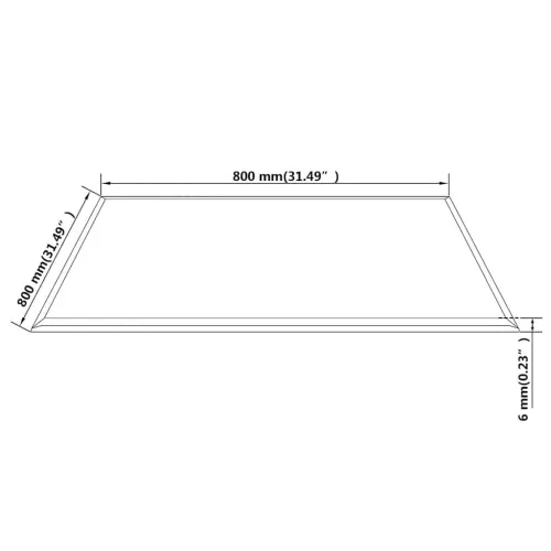 Stolna Ploča od Kaljenog Stakla Pravokutna 800x800 mm - Crna 80 x 80 cm Cijena