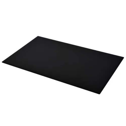 Stolna Ploča od Kaljenog Stakla Pravokutna 1200x650 mm - Crna 120 x 65 cm Cijena