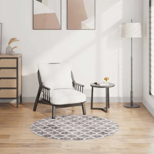 Perivi tepih φ 120 cm raznobojni - Siva i bijela Ø 120 cm Cijena