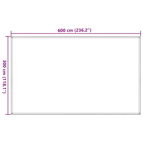 Tepih za šator 300 x 600 cm smeđi - Smeđa 300 x 600 cm 1 Cijena