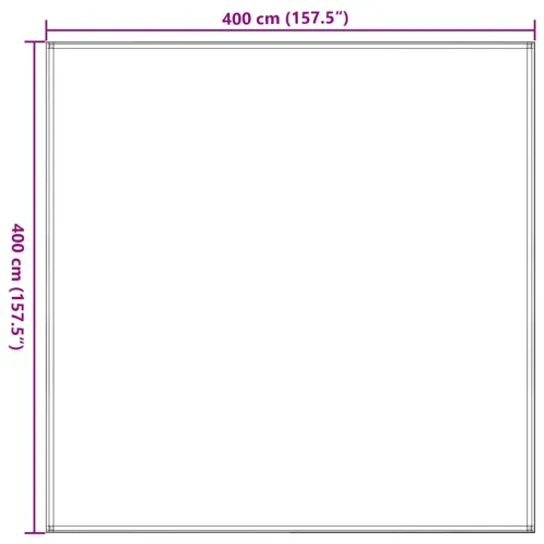 Tepih za šator 400 x 400 cm smeđi - Smeđa 400 x 400 cm 1 Cijena