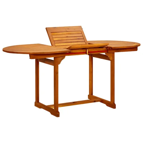 Vrtni stol - Blagovaonski stol (120-170) x 80 x 75 cm od drva bagrema - 170 x 80 x 75 cm Ovalno Cijena