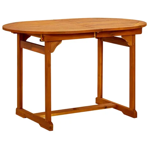 Vrtni stol - Blagovaonski stol (120-170) x 80 x 75 cm od drva bagrema - 170 x 80 x 75 cm Ovalno Cijena