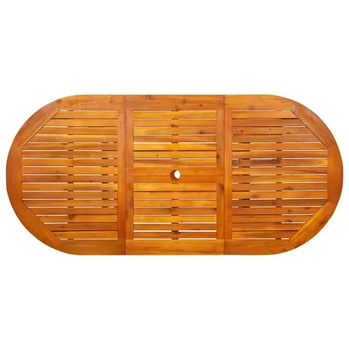 Vrtni stol - Blagovaonski stol (120-170) x 80 x 75 cm od drva bagrema - 170 x 80 x 75 cm Ovalno Cijena