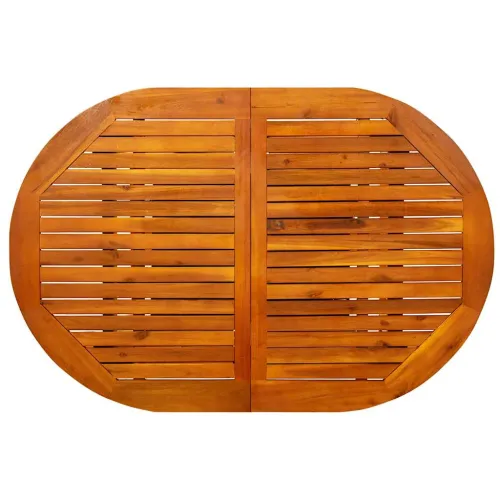 Vrtni stol - Blagovaonski stol (120-170) x 80 x 75 cm od drva bagrema - 170 x 80 x 75 cm Ovalno Cijena
