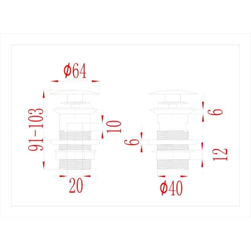 Potisni odvod sa zaštitom od prelijevanja srebrni 6,4x6,4x9,1cm - Srebrno with overflow function Cijena