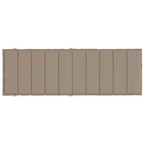 Jastuk za ležaljku smeđesivi 186x58x4 cm od tkanine Oxford - Sivo-smeđa Cijena