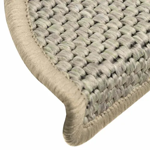 Samoljepljivi otirači za stube 15 kom 56x17x3 cm svjetlosivi - Svijetlo zelena 56 x 17 x 3 cm 15 Cijena