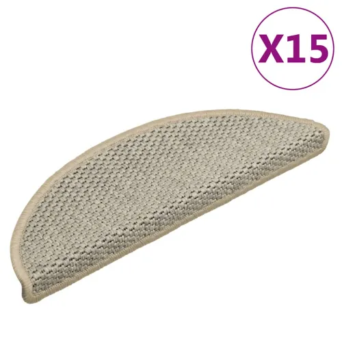Samoljepljivi otirači za stube 15 kom 56x17x3 cm svjetlosivi - Svijetlo zelena 56 x 17 x 3 cm 15 Cijena