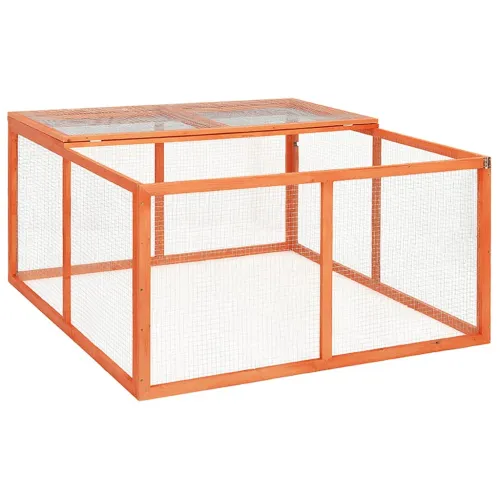 Kavez za zečeve 124 x 120 x 60 cm od masivne jelovine - 124 x 120 x 60 cm 124 x 120 x 60 cm Cijena