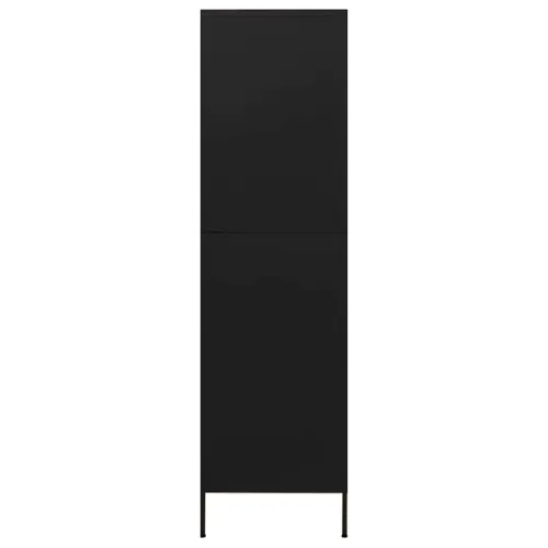 Ormar crni 90 x 50 x 180 cm čelični - Crna 1 1 Cijena