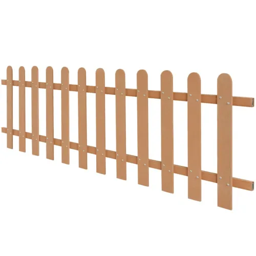 Ograda od kolaca WPC 200 x 60 cm - Smeđa 60 cm 1 Cijena