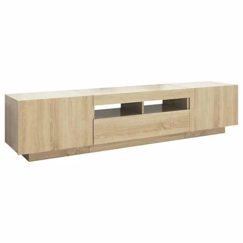 TV ormarić s LED svjetlima boja hrasta sonome 180 x 35 x 40 cm - Sonoma hrast Cijena