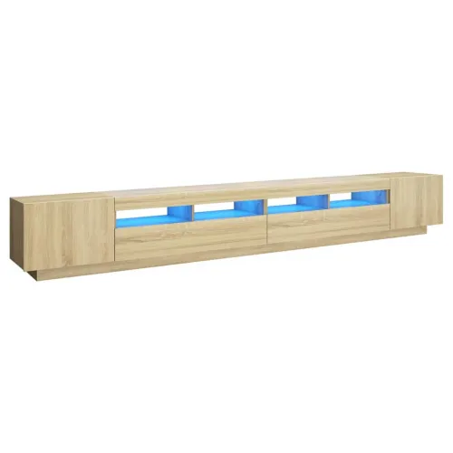 TV ormarić s LED svjetlima boja hrasta sonome 300 x 35 x 40 cm - sonoma hrast 1 Cijena