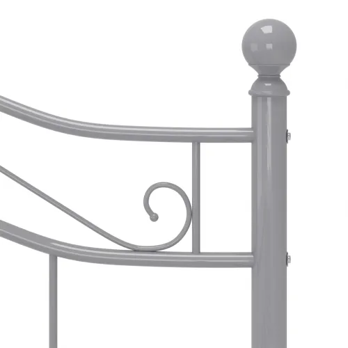 Okvir za krevet sivi metalni 120 x 200 cm - Siva 120 x 200 cm Cijena