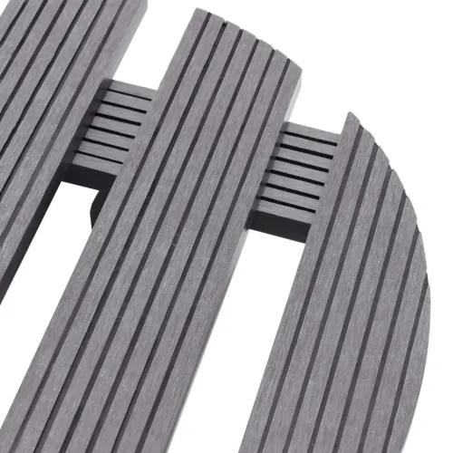 Kolica za biljke 2 kom siva Ø 30 x 7,5 cm WPC - Siva 2 Okruglo Siva Cijena