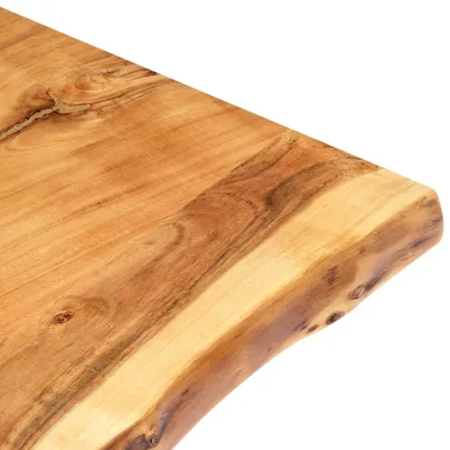 Stolna ploča od masivnog bagremovog drva 118 x (50-60) x 3,8 cm - 118 x 60 x 3.8 cm Cijena