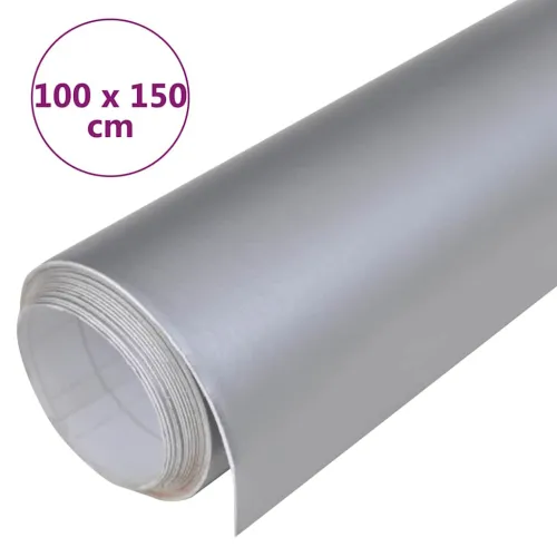 Folija za automobil mat srebrna 100 x 150 cm - Mat srebrna 100 x 150 cm 1 Cijena