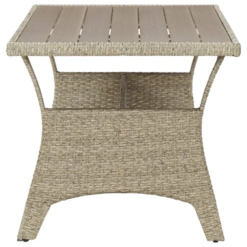 Vrtni stol sivi 120 x 70 x 66 cm od poliratana - Siva 120 x 70 x 66 cm 1 Siva Cijena