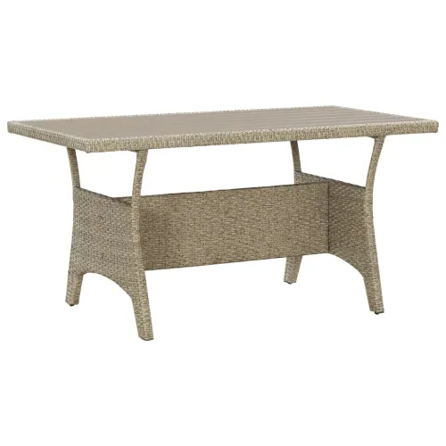 Vrtni stol sivi 120 x 70 x 66 cm od poliratana - Siva 120 x 70 x 66 cm 1 Siva Cijena
