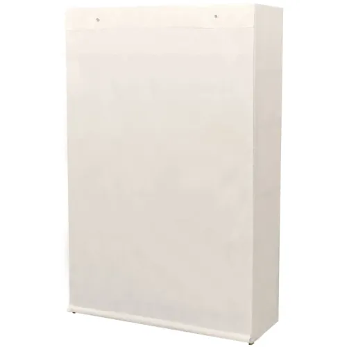 Garderobni Ormar od Tekstila i Borovine 110x40x170 cm - Bijela 1 1 Cijena