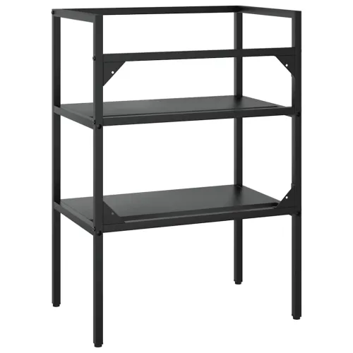 Okvir za kupaonski Lavabo - Umivaonik crni 59 x 38 x 83 cm željezni - Crna 59 x 38 x 83 cm Cijena