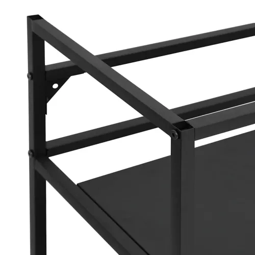 Okvir za kupaonski Lavabo - Umivaonik crni 59 x 38 x 83 cm željezni - Crna 59 x 38 x 83 cm Cijena